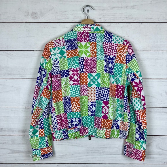 Ralph Lauren Patchwork Jacket Small - Picture 2 of 6